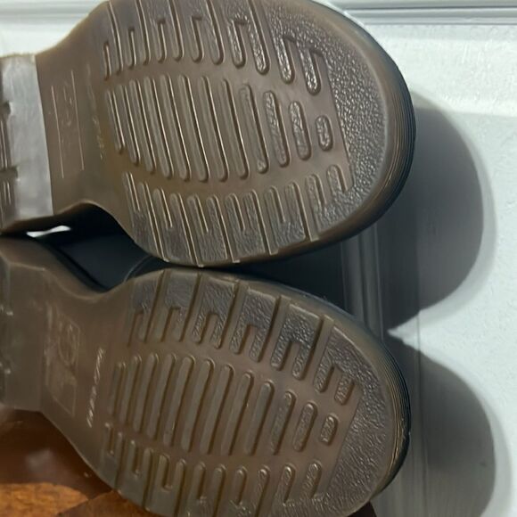 🔥 Dr Martens Mica woven black Leather Sandals Loafers Men 9 -EXCELLENT - England - Picture 13 of 15